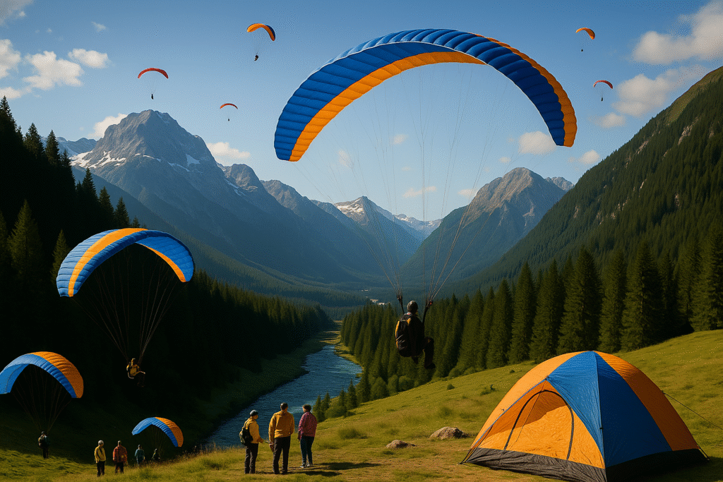 adventure trekking, rafting, camping, paragliding - thrillspirit