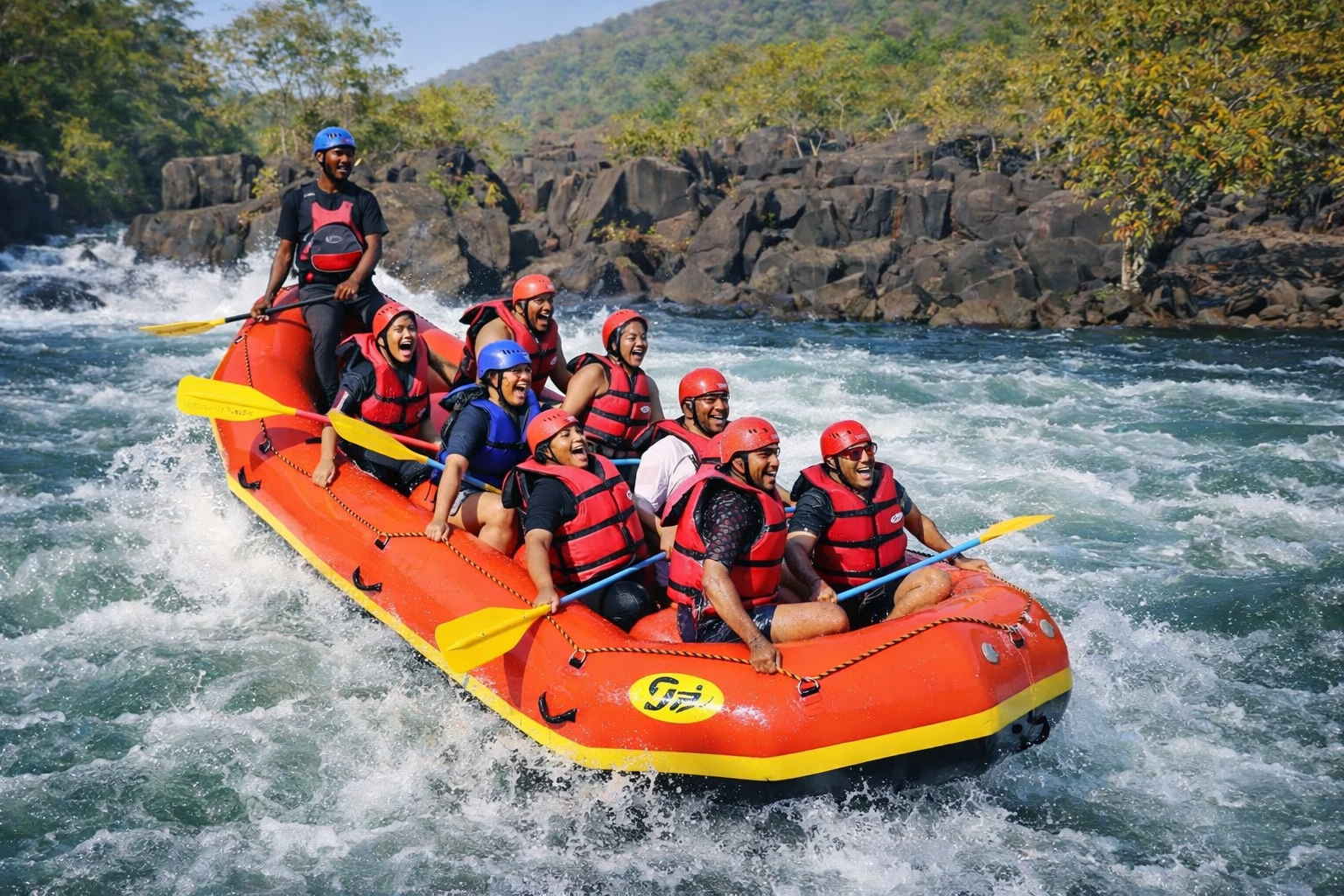 Rishikesh rafting 10km