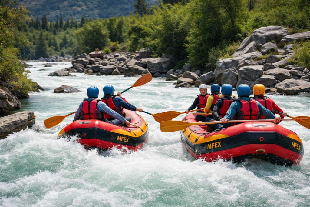 18km river rafting experience in Manali Himachal on the Beas river